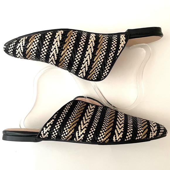 RESTRICTED Woven Mules Black Multi 9M - Picture 8 of 10